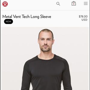 Men’s Lululemon Vent Tech Long Sleeve